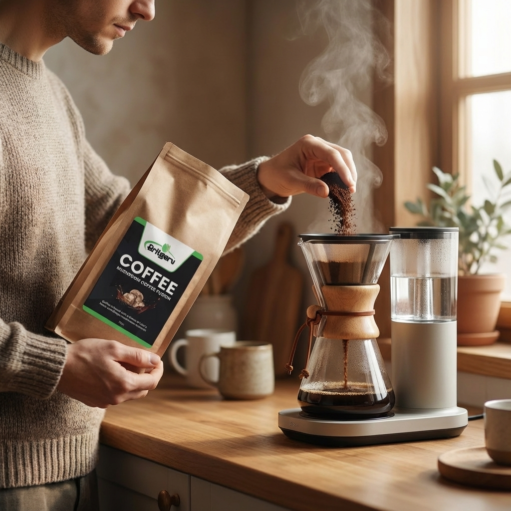 Mushroom Coffee Fusion - Lion’s Mane & Chaga 4oz