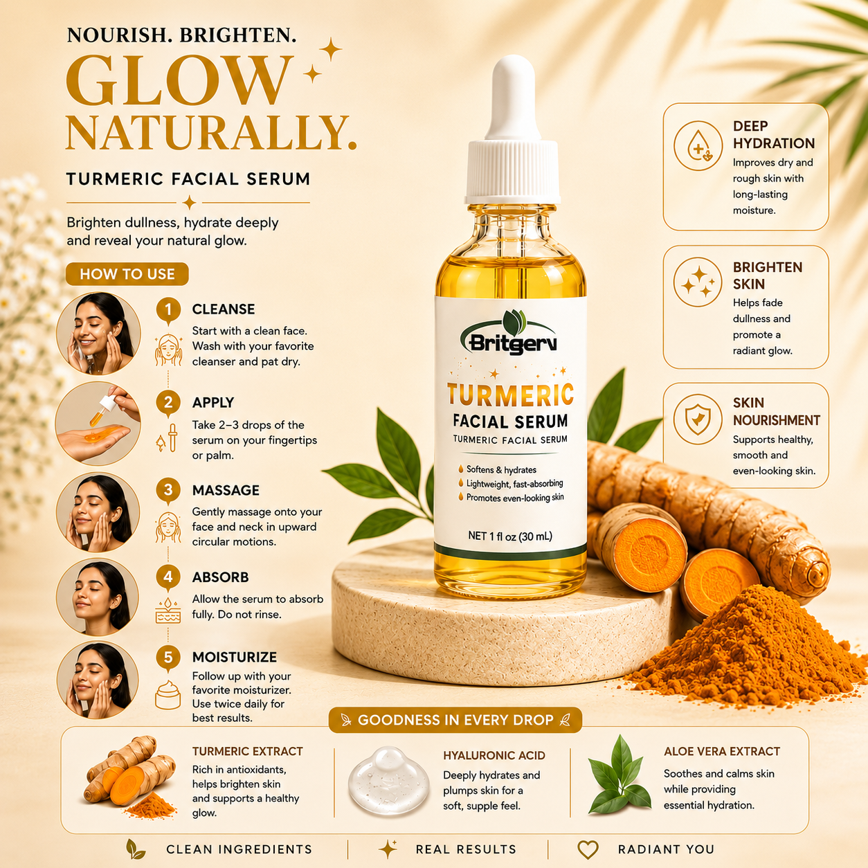 Turmeric Facial Serum