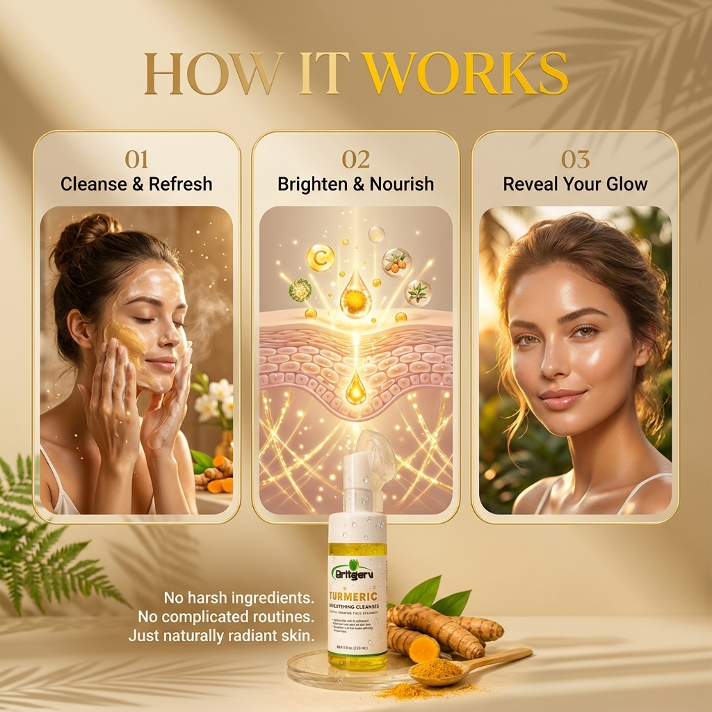 Turmeric Brightening Facial Cleanser