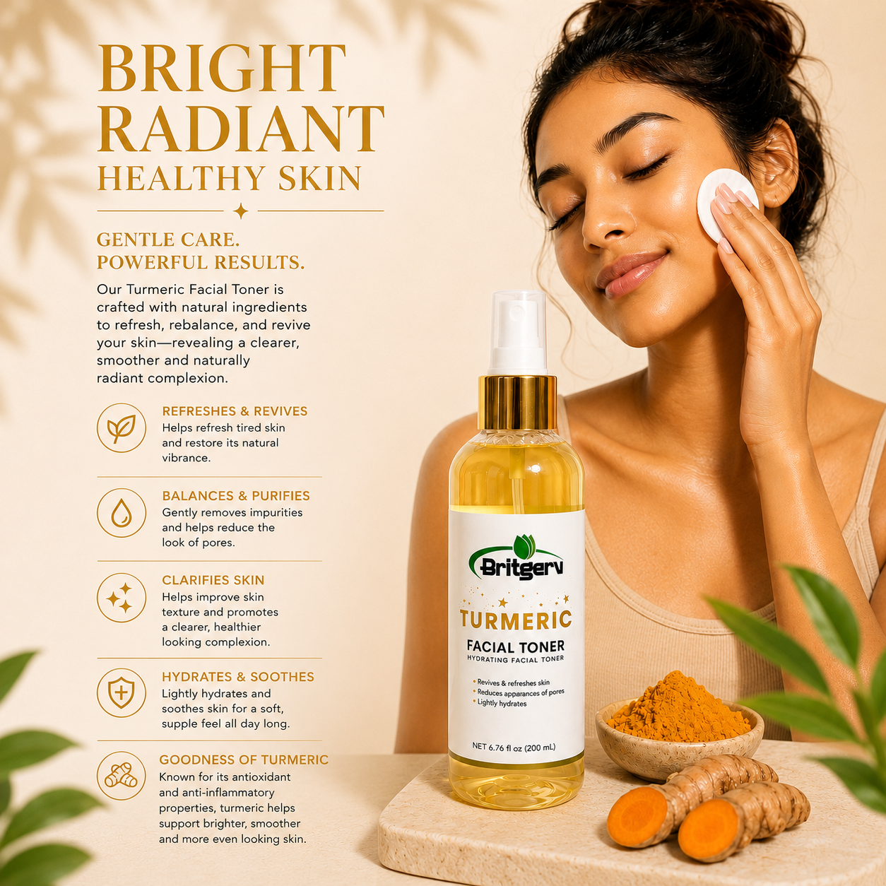 Turmeric Hydrating Facial Toner Spray