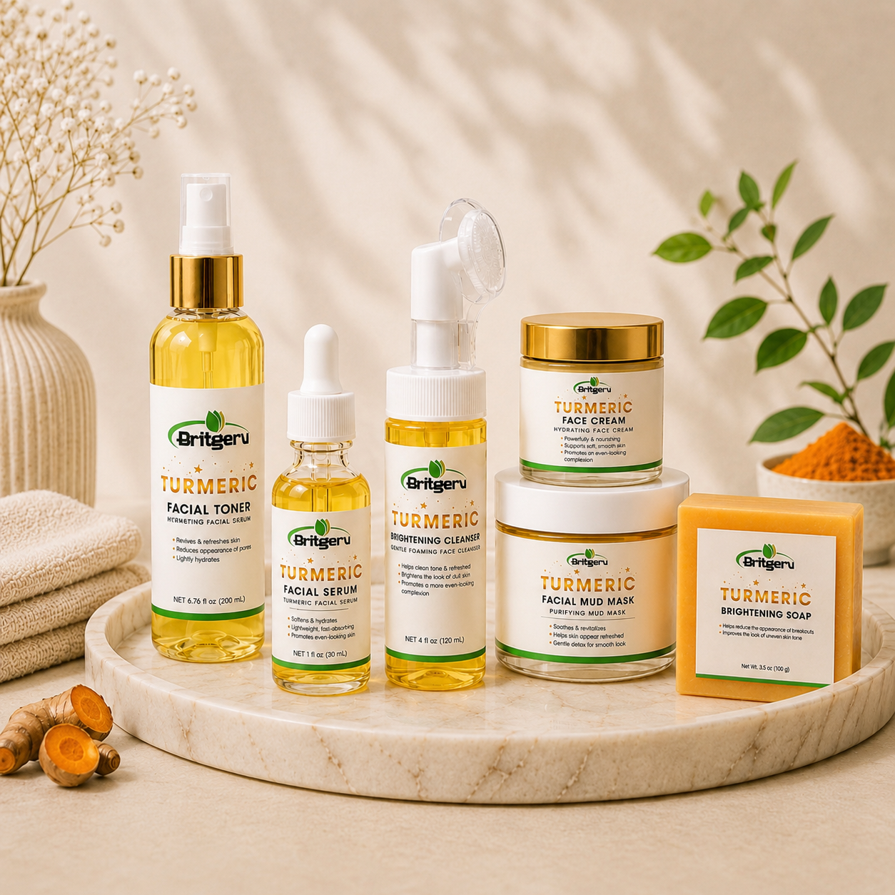 Bright Skin Ritual Bundle – Complete Turmeric Routine